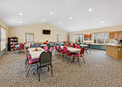 Thumbnail 4 of 7 - Recreation room at Cedarfield Manufactured Homes Community in Cedar Springs, MI
