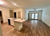 Thumbnail 11 of 21 - A kitchen with a sink and a countertop at Arbours at Moores Mill, Huntsville, 35811