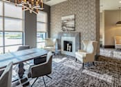 Thumbnail 20 of 55 - Clubhouse with high ceiling at Alys Crossing Apartments, Cypress