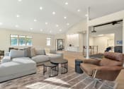 Thumbnail 7 of 51 - a living room with couches and a table at Copper and Quarry Village, Pikesville, MD