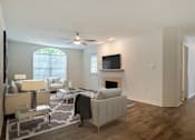 Thumbnail 12 of 31 - Crosswinds Living Room area at Crosswinds Apartments, Mississippi