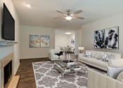 Thumbnail 13 of 31 - Crosswinds Living Room at Crosswinds Apartments, Pearl
