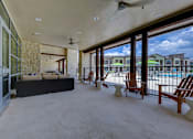 Thumbnail 6 of 34 - Pool lounge area at Estraya Westover Hills, San Antonio