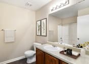 Thumbnail 19 of 26 - Bathroom with sink at Grand at Pearl Apartments, Mississippi