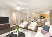 Thumbnail 12 of 26 - Living area at Grand at Pearl Apartments, Pearl, MS 39208