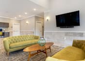 Thumbnail 12 of 31 - Community Clubhouse With Tv at La Veranda at Polly Lane Apartments, Lafayette