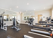 Thumbnail 8 of 31 - Fitness Center With Modern Equipment at La Veranda at Polly Lane Apartments,Lafayette, LA 70508