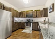 Thumbnail 22 of 31 - Bright Kitchen at La Veranda at Polly Lane Apartments, Lafayette