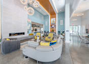Thumbnail 35 of 47 - Seating area at Lumen Apartments, Hampton, 23666