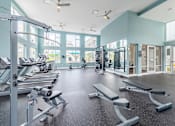 Thumbnail 8 of 47 - Lumen Fitness Center at Lumen Apartments, Hampton