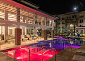 Thumbnail 34 of 47 - Pool area at Lumen Apartments, Hampton