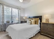 Thumbnail 18 of 33 - Comfortable Bedroom With Large Window at Mansfield on the Green, Milwaukie, Texas
