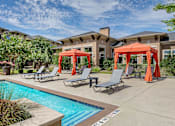 Thumbnail 2 of 33 - Swimming Pool And Relaxing Area at Mansfield on the Green, Milwaukie, Texas