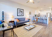 Thumbnail 9 of 29 - Living And Kitchen View at Midtown Row, Montgomery, AL