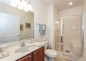 Thumbnail 25 of 29 - Bathroom area at River House Apartments, Norfolk, VA, 23504