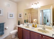 Thumbnail 23 of 29 - Bathroom vanity at River House Apartments, Norfolk, 23504