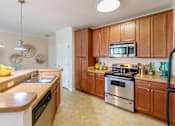 Thumbnail 14 of 29 - River House Kitchen at River House Apartments, Norfolk