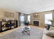 Thumbnail 35 of 52 - Living Area With Fireplace at Riverchase Landing, Hoover, Alabama
