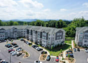 Thumbnail 29 of 33 - Aerial at Skyland Exchange Apartments, Asheville, NC, 28803