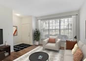 Thumbnail 12 of 21 - Spacious Living Area at Spotswood Commons, Williamsburg, VA  
