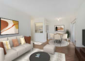 Thumbnail 10 of 21 - Modern Living Room at Spotswood Commons, Williamsburg, VA  