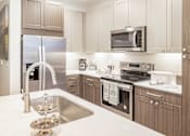 Thumbnail 20 of 35 - Black appliances at Stone Loch Apartments, Tomball