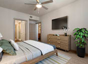 Thumbnail 23 of 52 - Ceiling Fans In All Bedrooms To Keep You Cool And Energy Efficient at The Cosmopolitan, Tulsa, Oklahoma