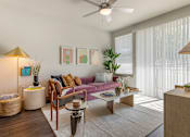 Thumbnail 11 of 52 - Warm Living And Dining Room at The Cosmopolitan, Tulsa, OK, Oklahoma