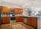 Thumbnail 8 of 27 - Gourmet Kitchens at The Heights Apartments, Montgomery, 36104