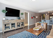 Thumbnail 4 of 27 - Living Room Tv at The Heights Apartments, Alabama, 36104