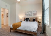 Thumbnail 12 of 32 - Bedroom with lamps at The Mason at Fremaux Park, Slidell, Louisiana