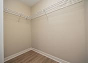 Thumbnail 42 of 48 - Empty room with a shelf on the wall.