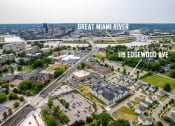 Thumbnail 21 of 48 - an aerial view of the great miami river with the city in the background