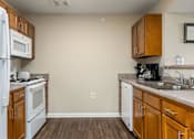 Thumbnail 5 of 41 - our apartments have a modern kitchen with stainless steel appliances