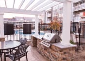 Thumbnail 7 of 21 - Outdoor Lounge and Grill Station
