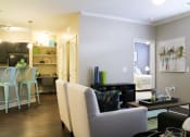 Thumbnail 6 of 21 - Kitchen and Living Room