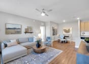 Thumbnail 11 of 30 - Living Room and Dining Area