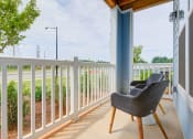 Thumbnail 5 of 28 - country style patio with two chairs and shrubbery