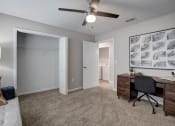 Thumbnail 10 of 15 - Bedroom with Walk-in Closet