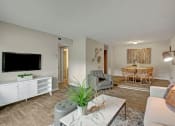 Thumbnail 3 of 22 - Living Room and Dining Area