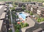 Thumbnail 23 of 24 - Building Exterior and Swimming Pool