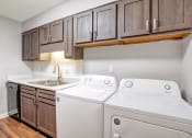 Thumbnail 5 of 23 - Kitchen and In-unit Washer & Dryer