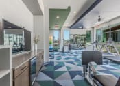 Thumbnail 14 of 17 - College Station, TX Apartments for Rent - Caprock Crossing Fitness Center with treadmills, ellipticals, free weights, and more