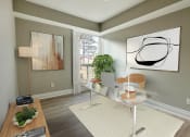Thumbnail 7 of 25 - a bedroom with potential to be a home office