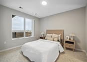 Thumbnail 16 of 88 - a white bedroom with a large window and a bed