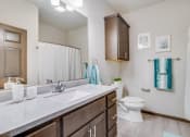 Thumbnail 47 of 54 - 2 Bdrm Townhome Bathroom |  at 5th Ward | Three Sixty