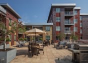 Thumbnail 11 of 21 - Outdoor Grill With Intimate Seating Area at The Ideal, Madison, WI
