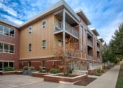 Thumbnail 3 of 21 - Courtyard and side of bldg at The Ideal, Madison, WI, 53715