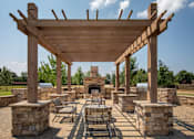 Thumbnail 5 of 34 - Pergola With Fireplace at The Villas at Nature Walk, Alabama