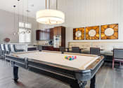 Thumbnail 8 of 15 - The Oaks of Vernon Hills - Clubhouse with Billiards Table, Kitchen & Dining Spaces